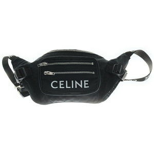 Celine Front Trekking Belt Body Bag Waist Black